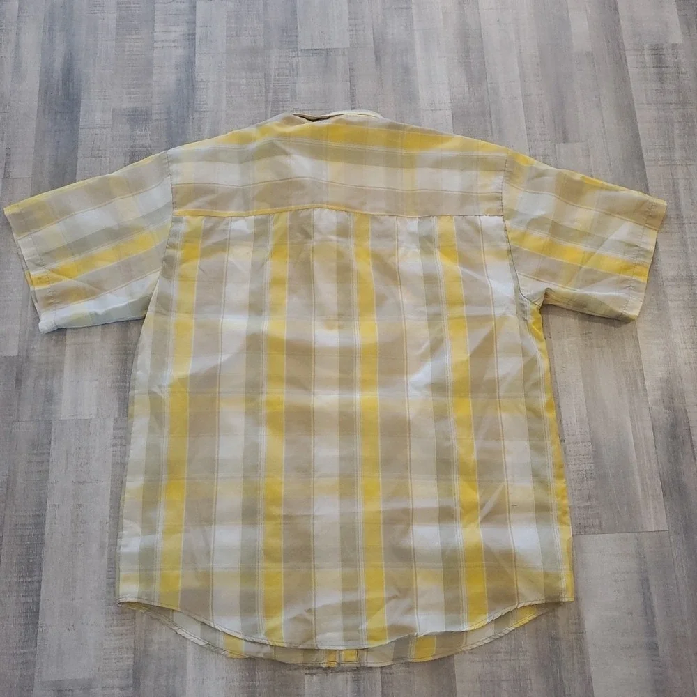Thrasher Vintage 90s No Contest Button Down Shirt XL Plaid Short Sleeve Skater‎